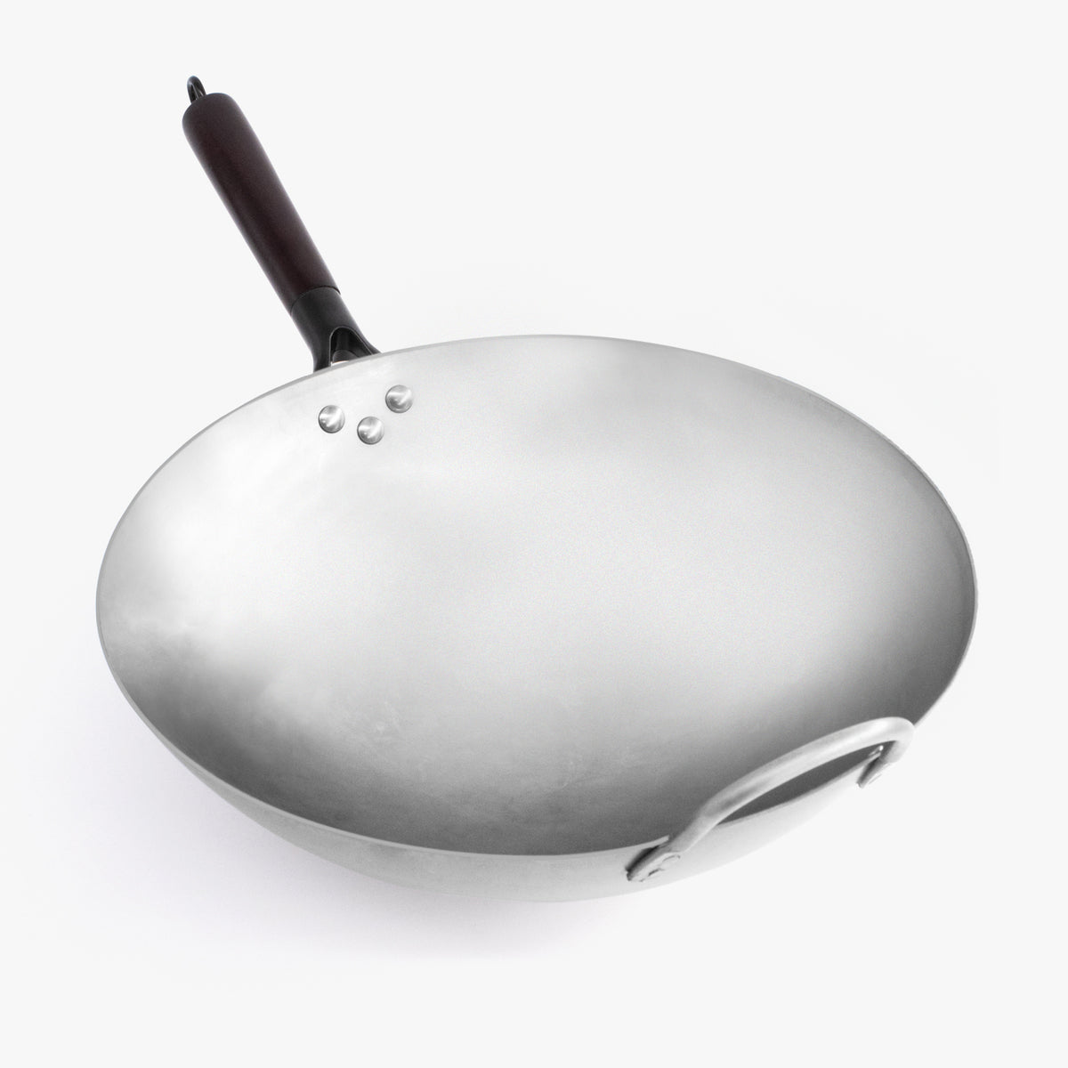Carbon Steel Wok - Silver - 35cm