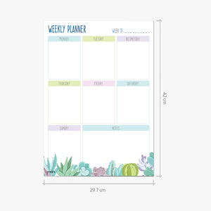 Weekly Whiteboard Planner - A3