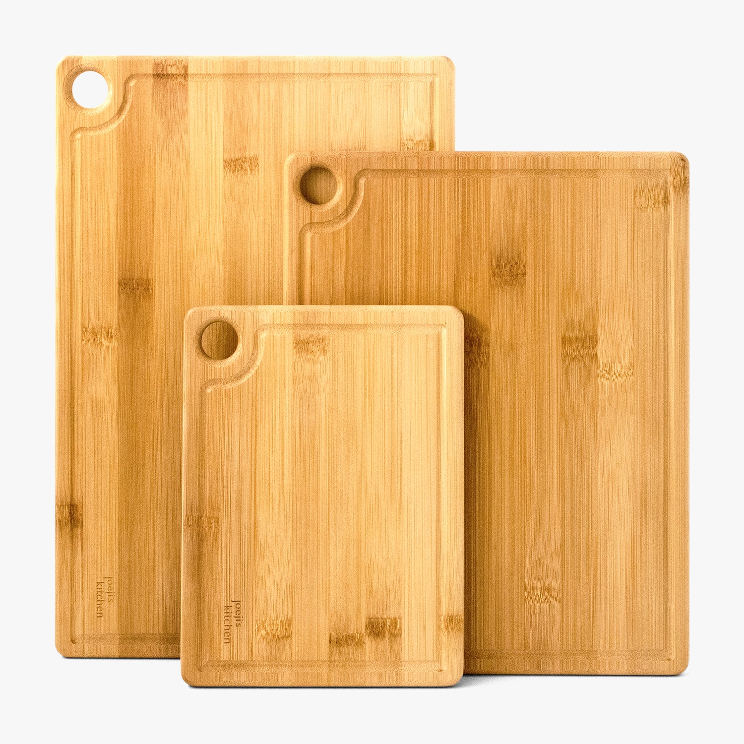 Bamboo Chopping Board Set Of 3 Joejis Bamboo Chopping Board Set Of 3 Joejis