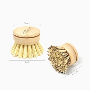 Bamboo Dish Brush Cleaning Set of 4 - Mix