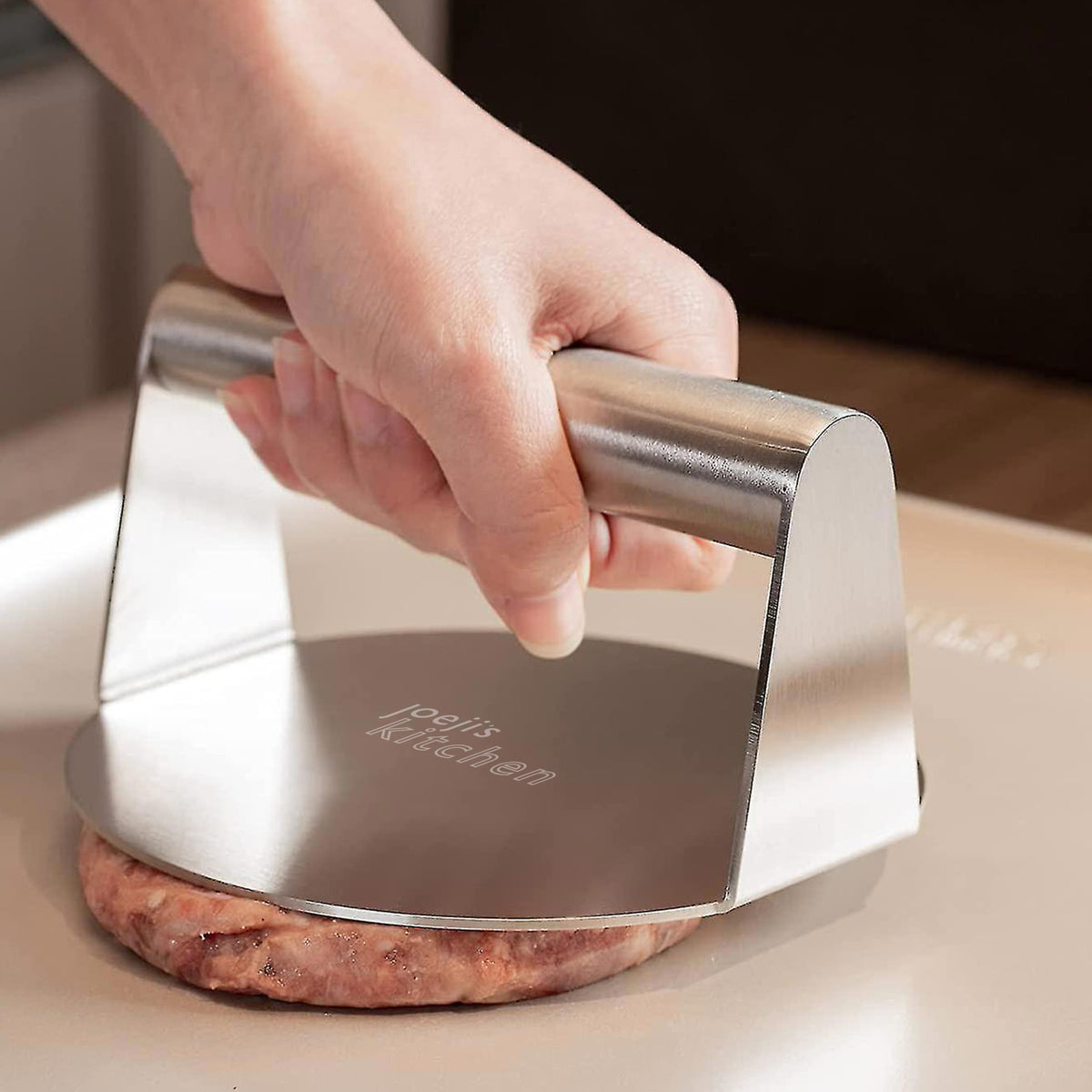 Stainless Steel BBQ Burger Shaper 14 cm