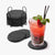 Slate Coasters 8pcs with Bamboo Storage