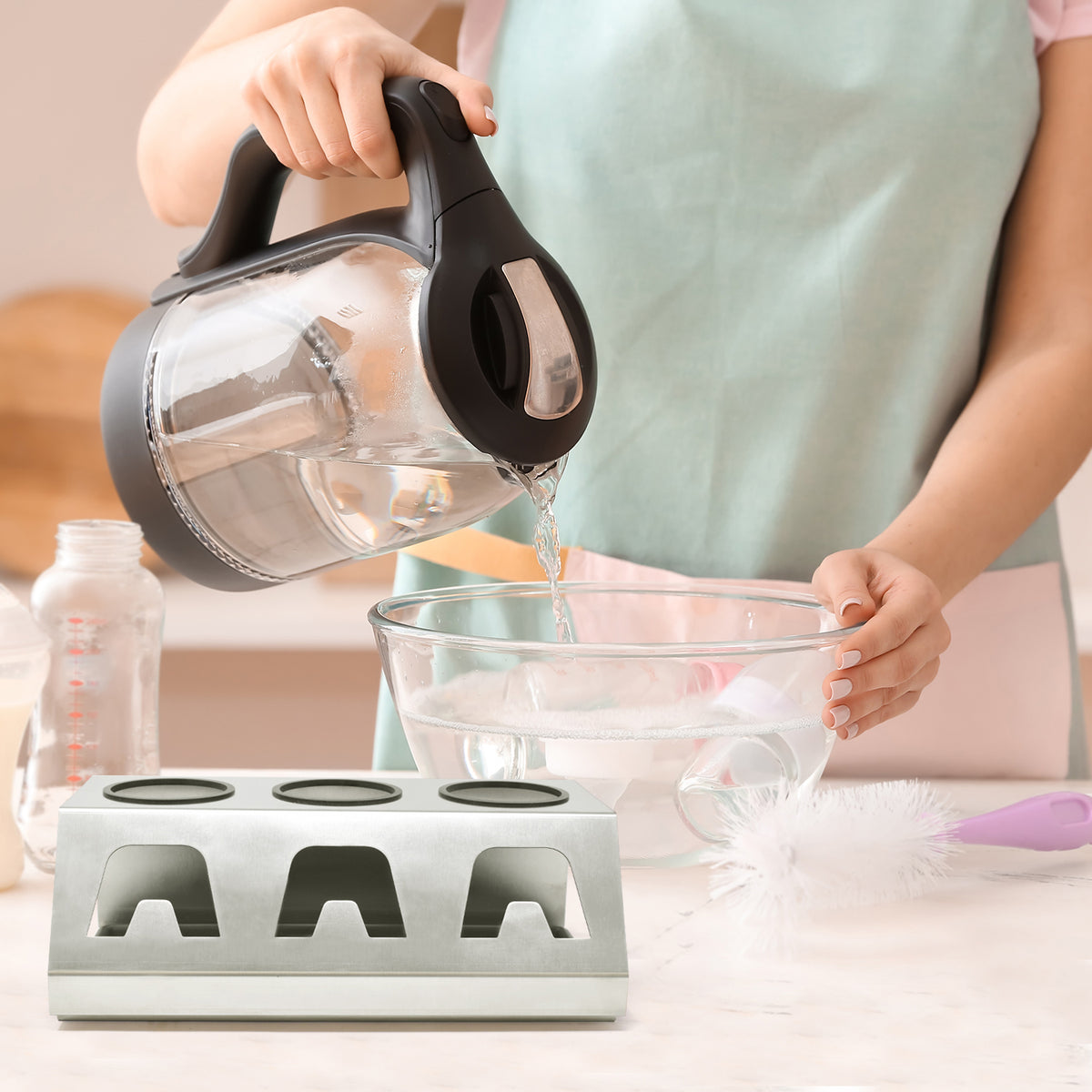 SodaStream Bottle Draining Rack