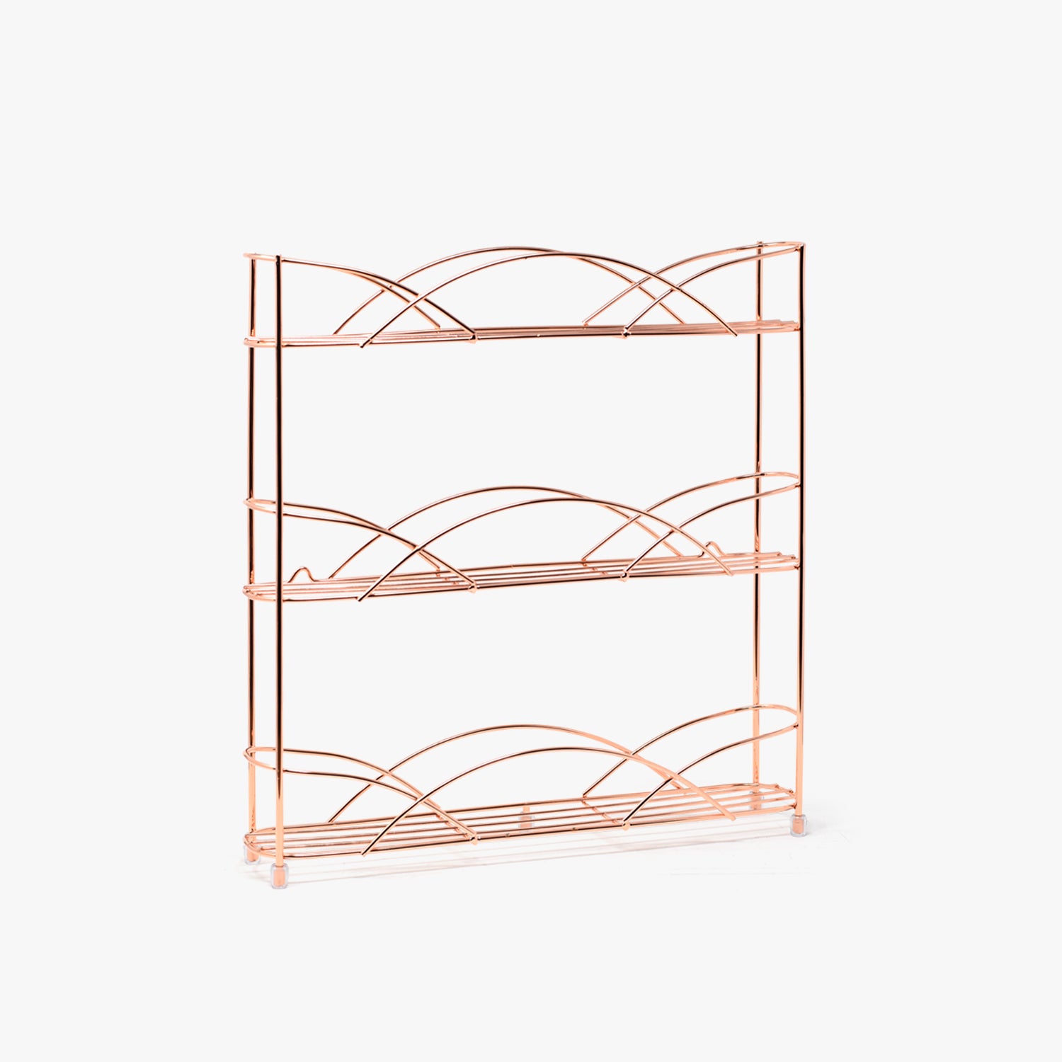 Homeless Rose Gold Rack Free Standing Spice Rack - Rose Gold - Joejis