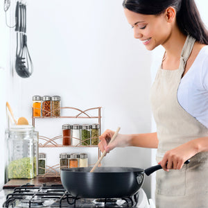 Free Standing Spice Rack - Rose Gold
