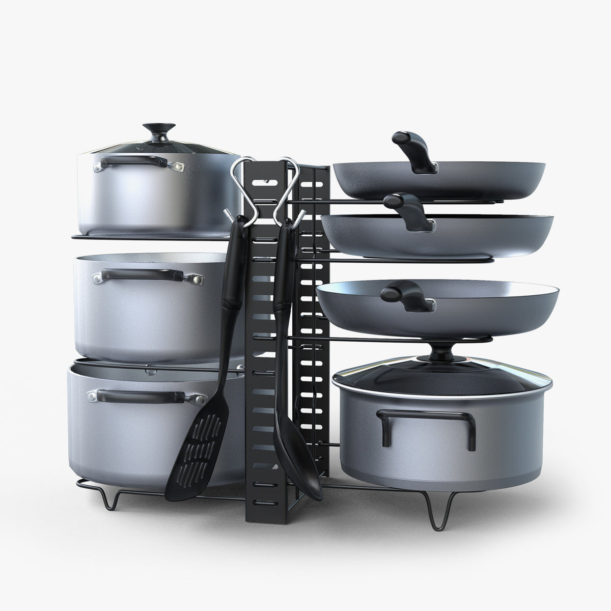 Pot and Pan Organizer - 8 Tier