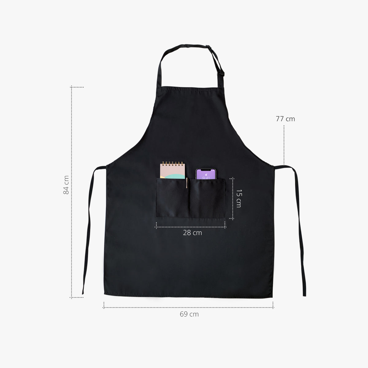 Black Apron Size