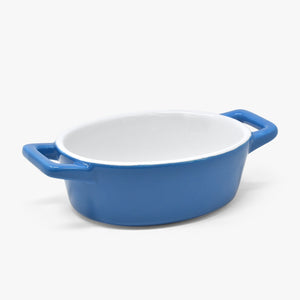 Mini Oval Ceramic Baking Dish - 4 pcs