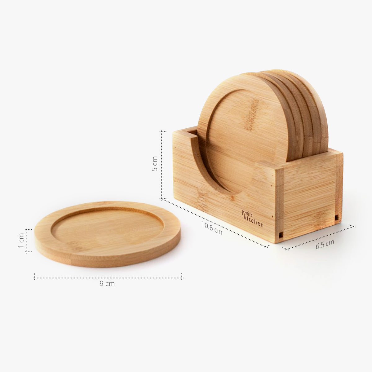 Bamboo Coasters Size