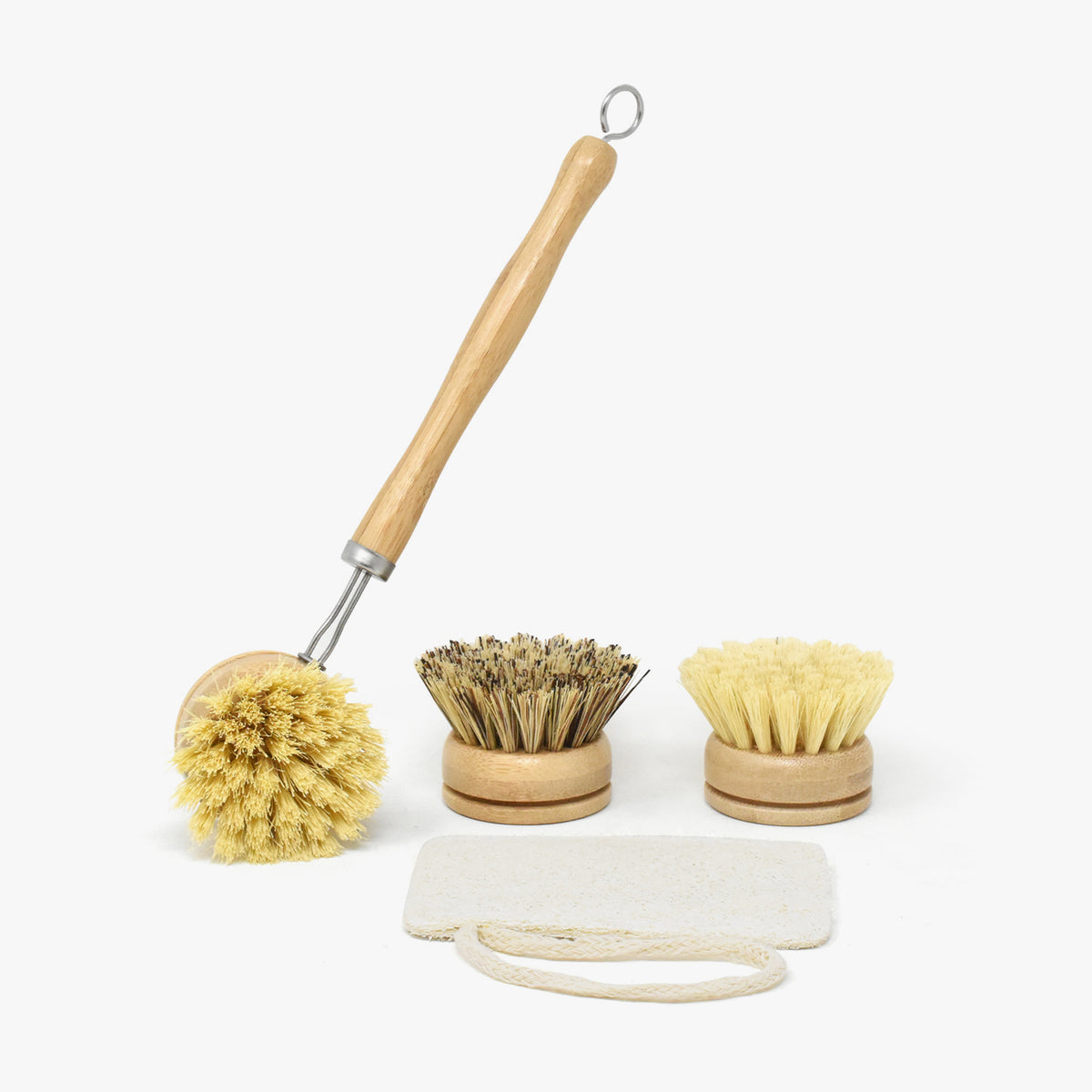 Bamboo Dish Brush Set