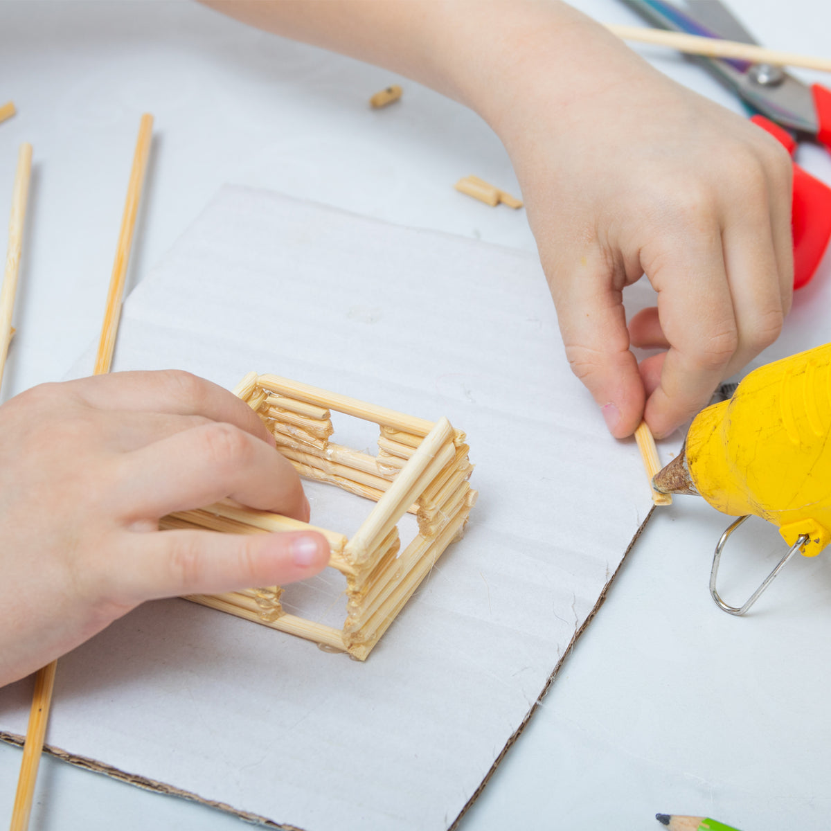 Bamboo Dowel Rod Set 120 Pieces