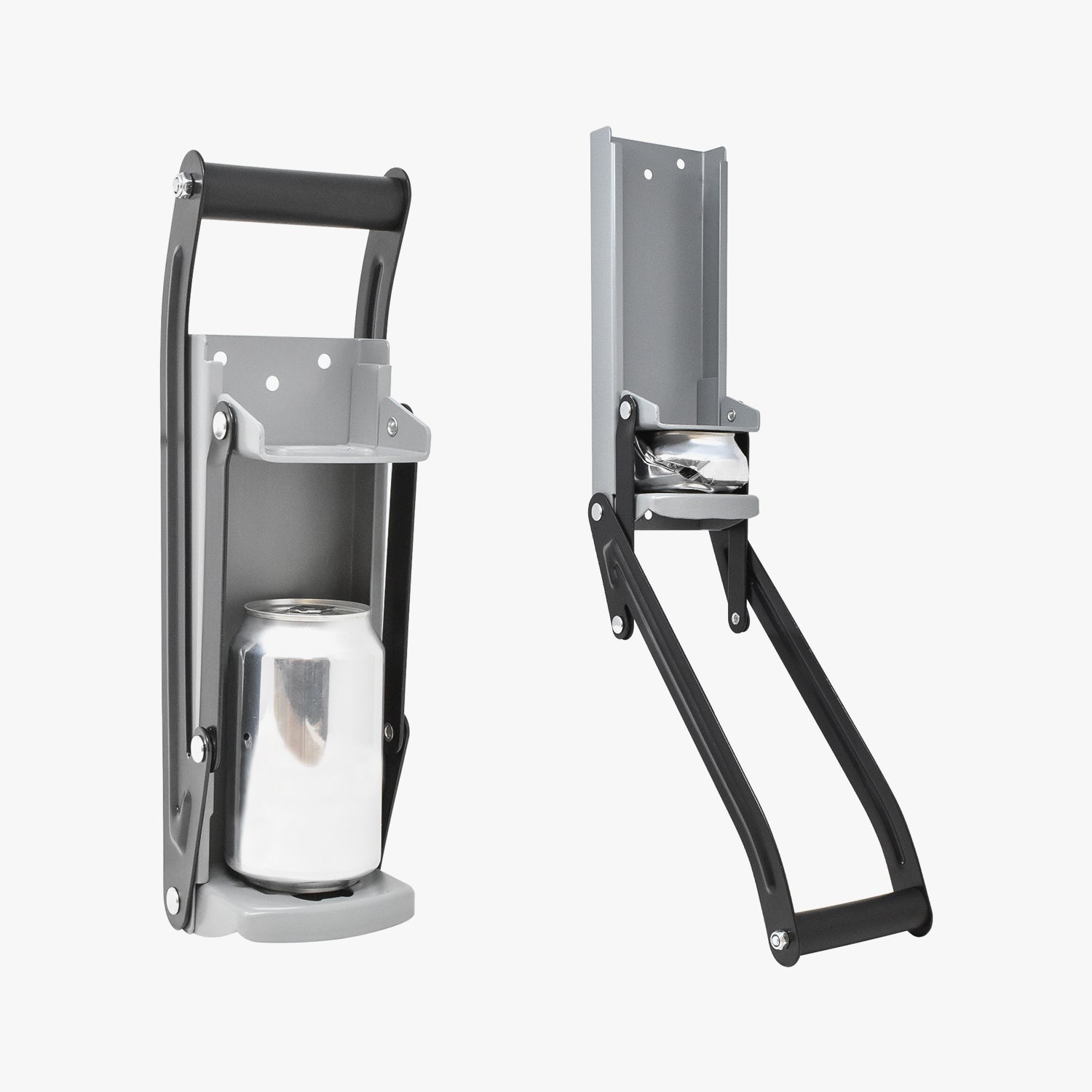 Heavy Duty Recycling Tin Can Crusher - Grey