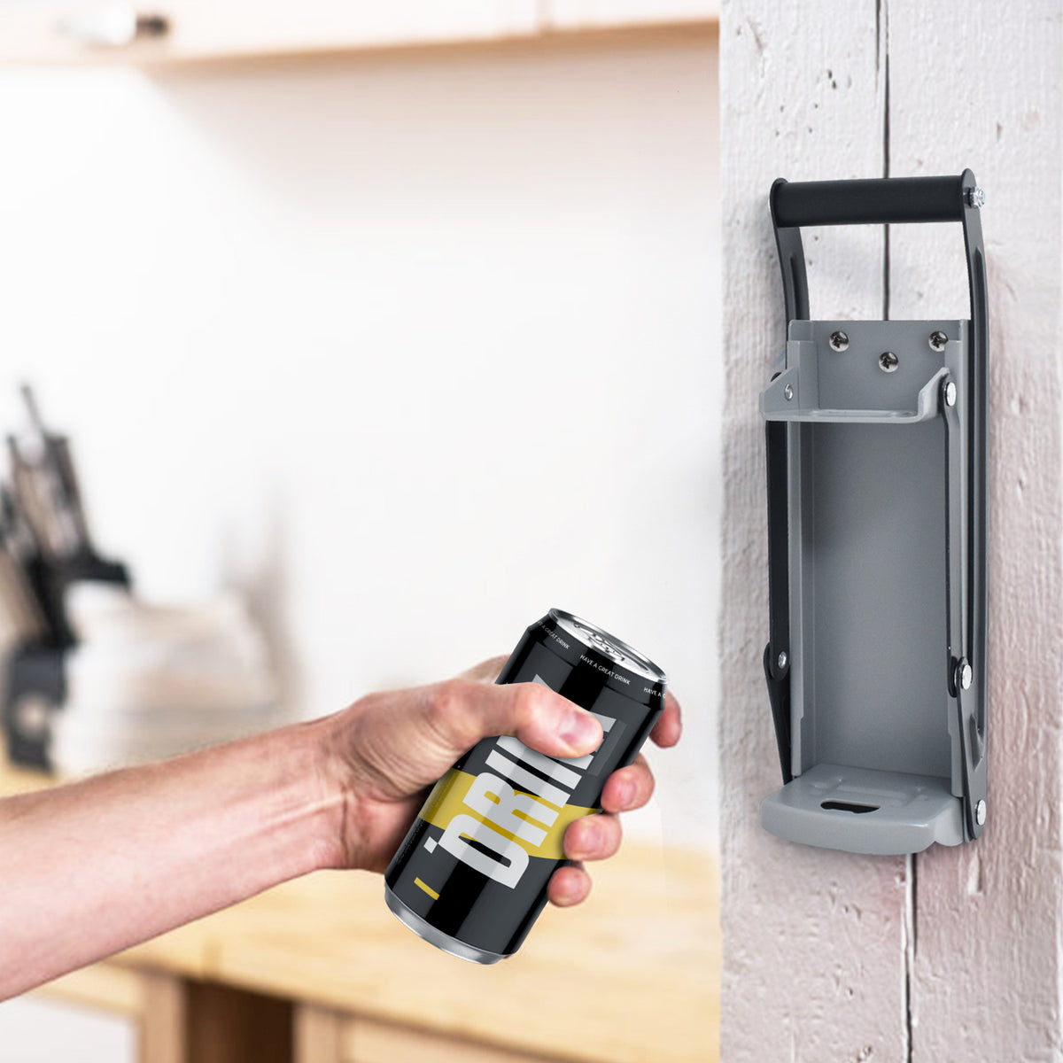 Tin Can Crusher Wall Mounted Recycling Tool