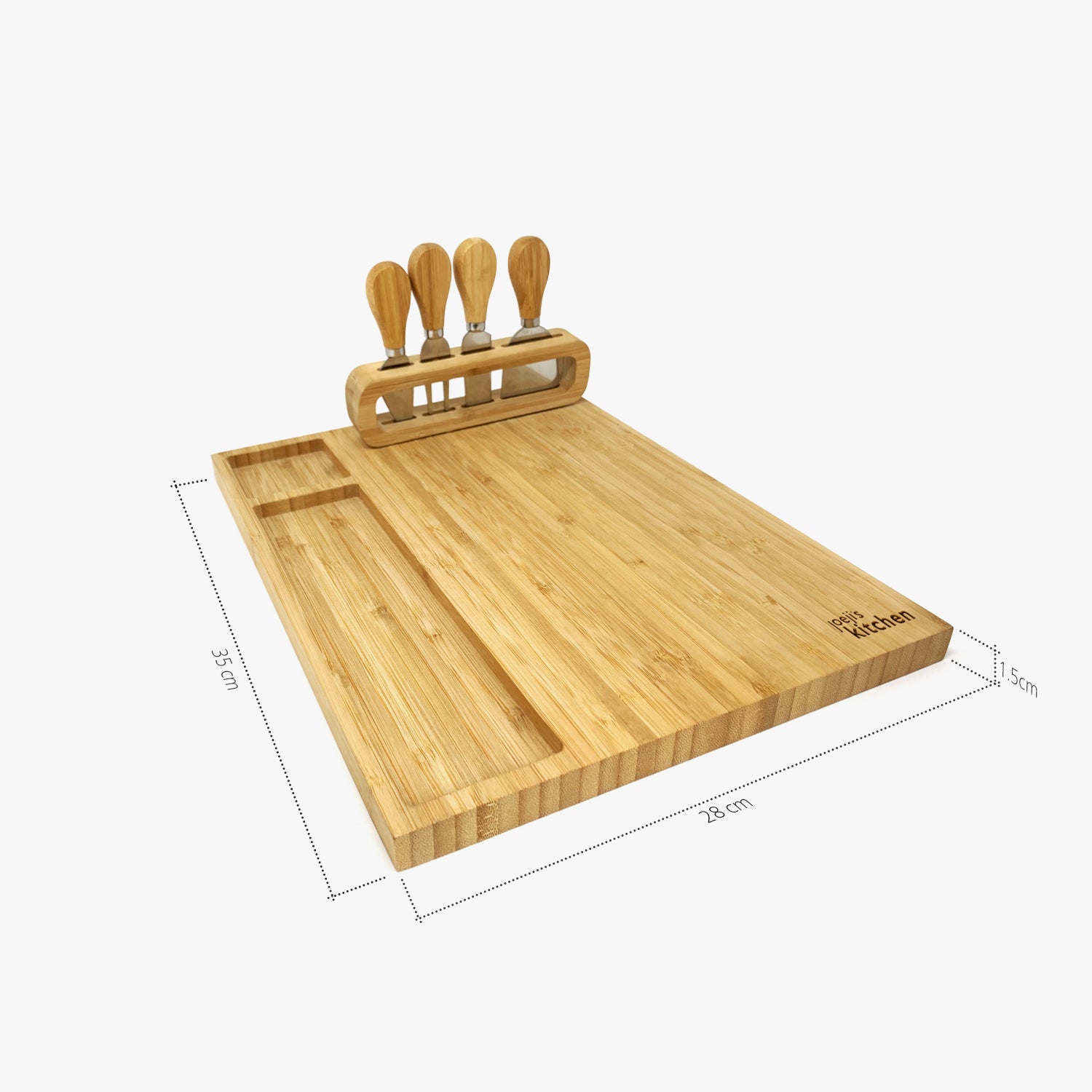 Plateau Snack Petite Planche à charcuterie pour snacks, fromages et  amuse-gueules Plateau de service durable en bambou pour A2