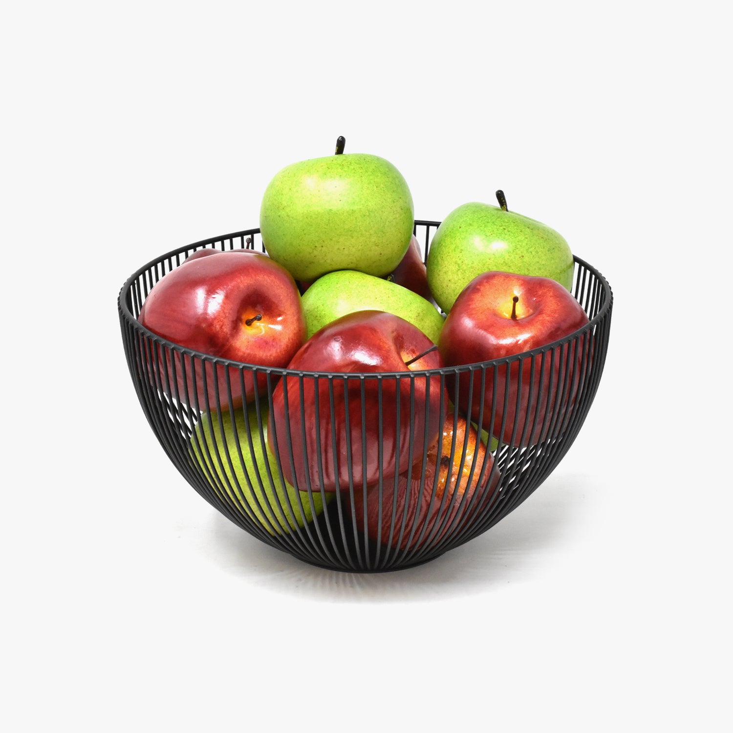 Hamaio Bol à Fruits Panier Métallique Noir Créatif - Corbeille à Fruits Design Moderne Pour Cuisine