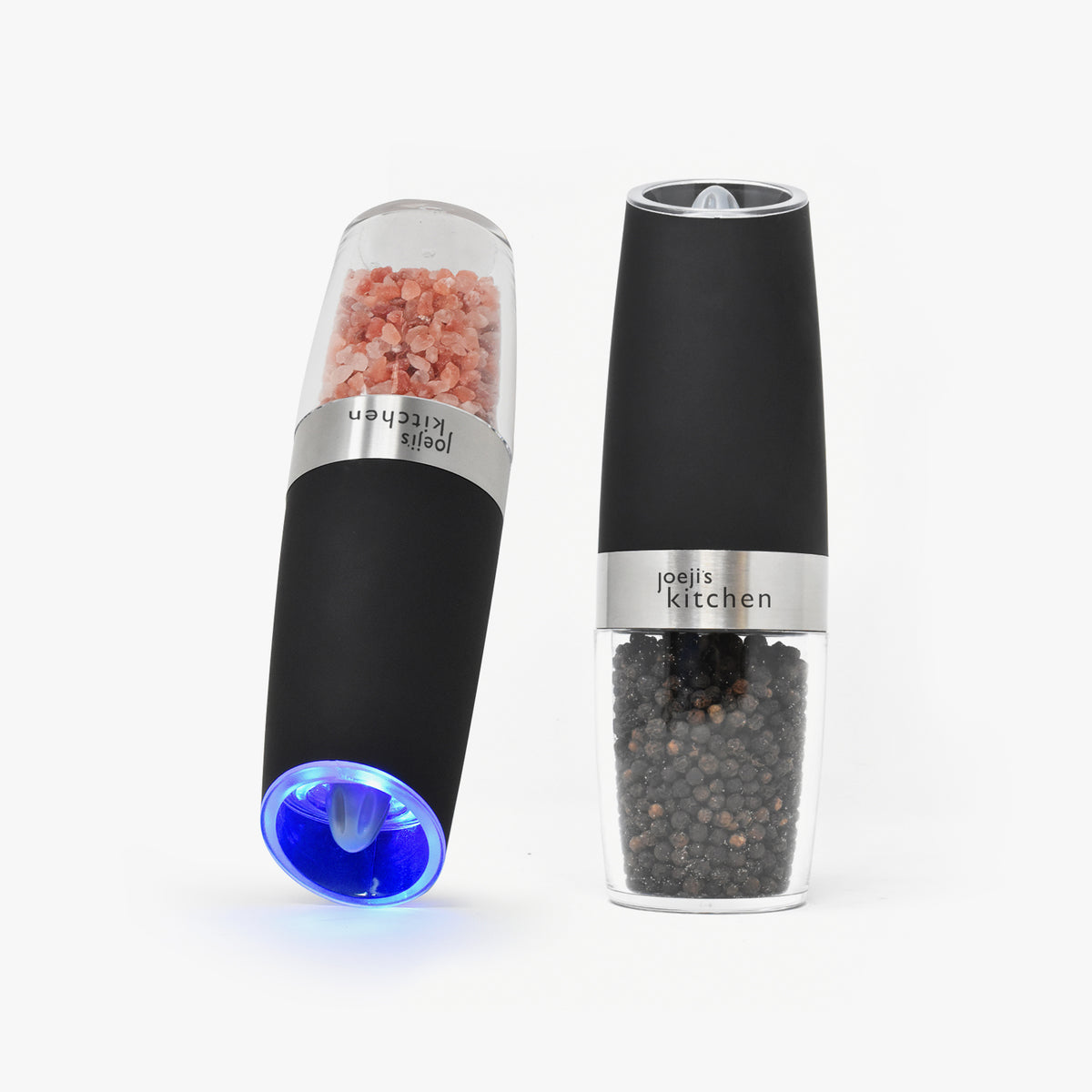 Salt and Pepper Grinder Gravity Shaker Set