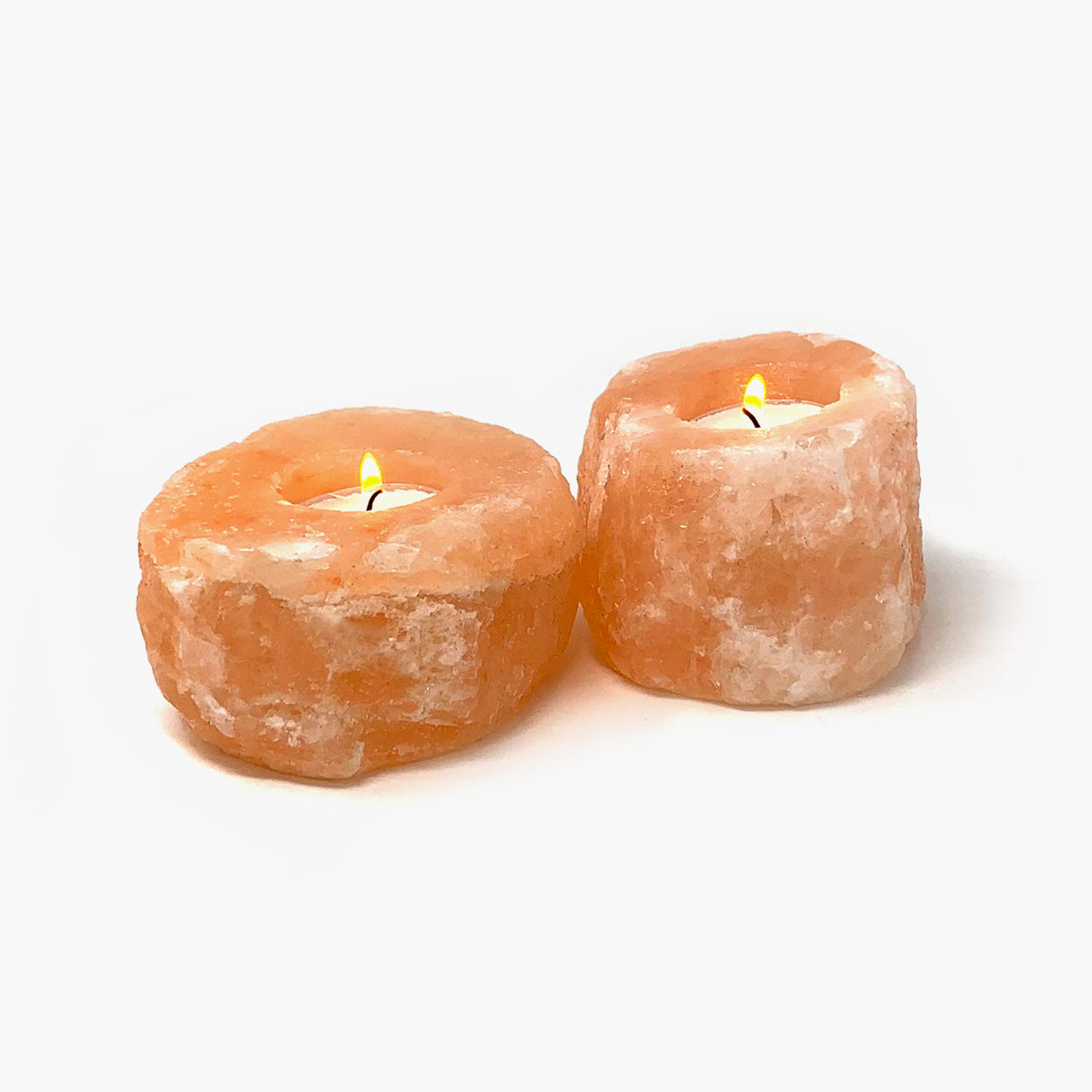 Candle Holder Himalayan Salt Set