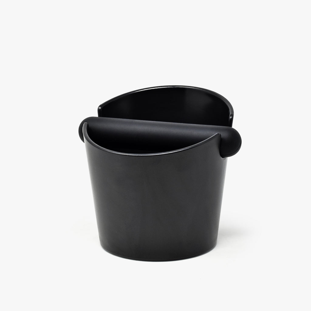 Espresso Klopfbox - Edelstahl Kaffeepulver Box Schwarz