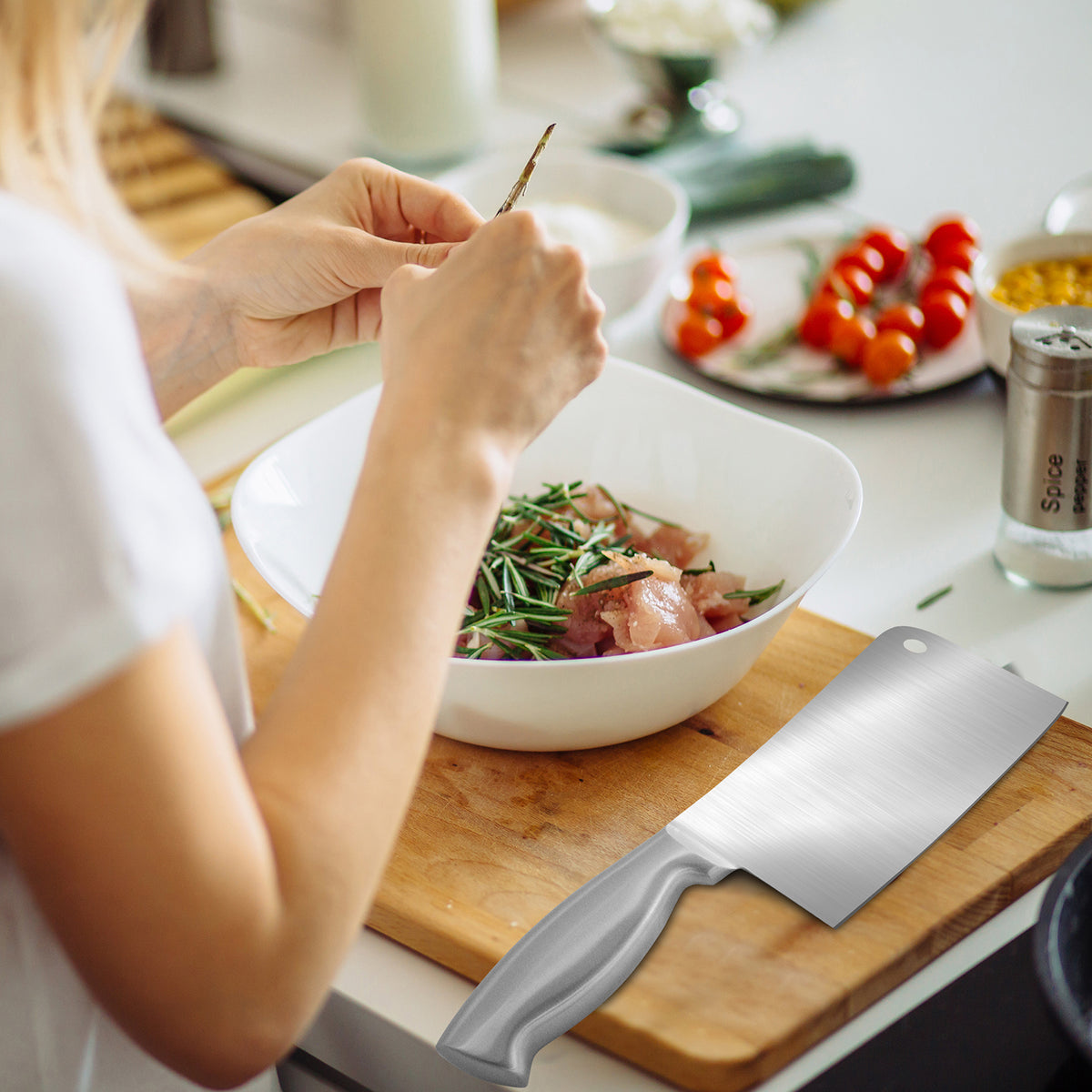 Stainless Steel Meat Cleaver