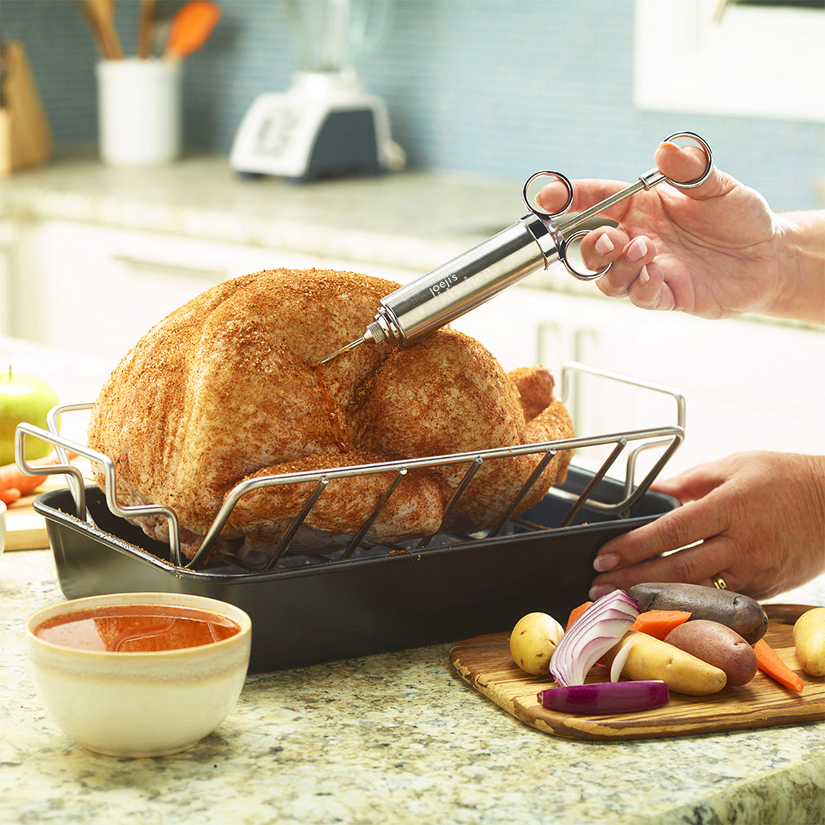 Meat Injector Syringe for Cooking