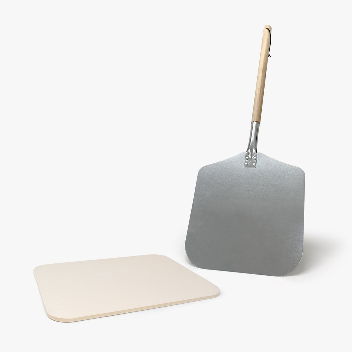 Pizza Stone &amp; Pizza Peel Set