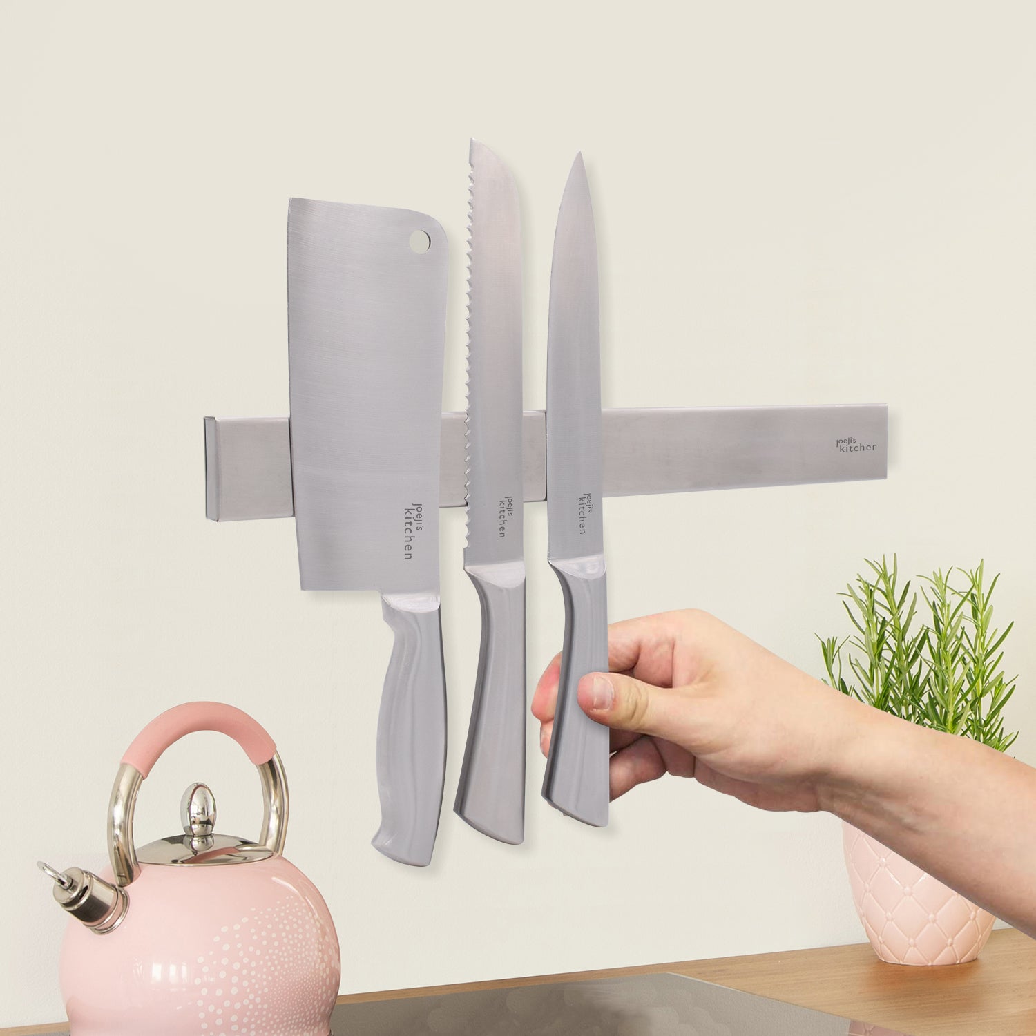 Porte-couteau - Aimant pour couteau - Porte-couteau à fixer au mur