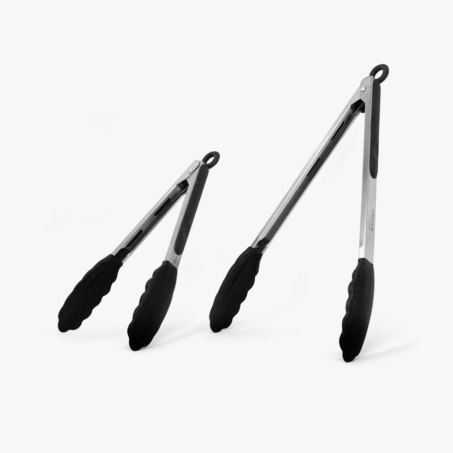 2ocs Stainless Steel Silicone Food Tongs Set Kitchen Bbq - Temu United Arab  Emirates