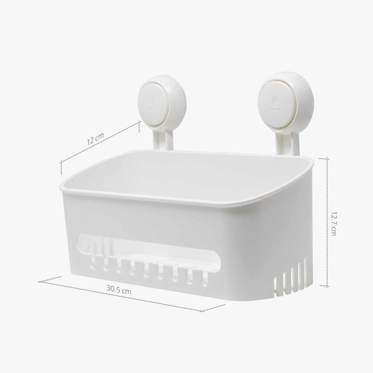 Suction Shower Caddy Size