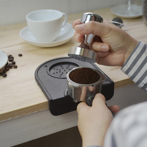 Black Coffee Tamper Mat