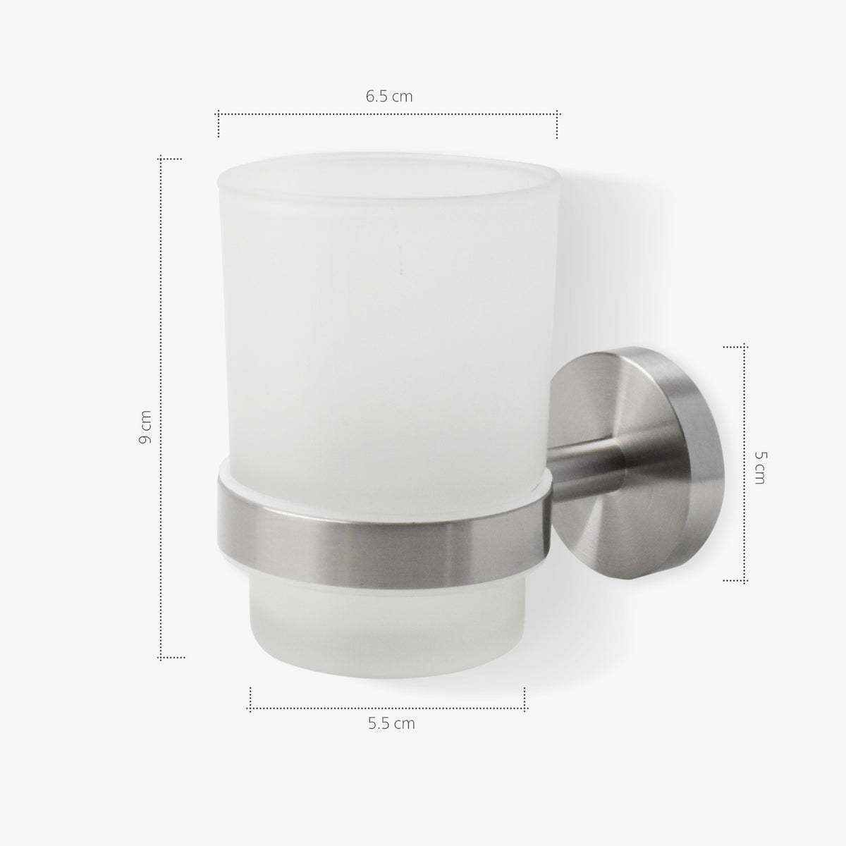 Wall Mounted Tooth Brush Holder Size