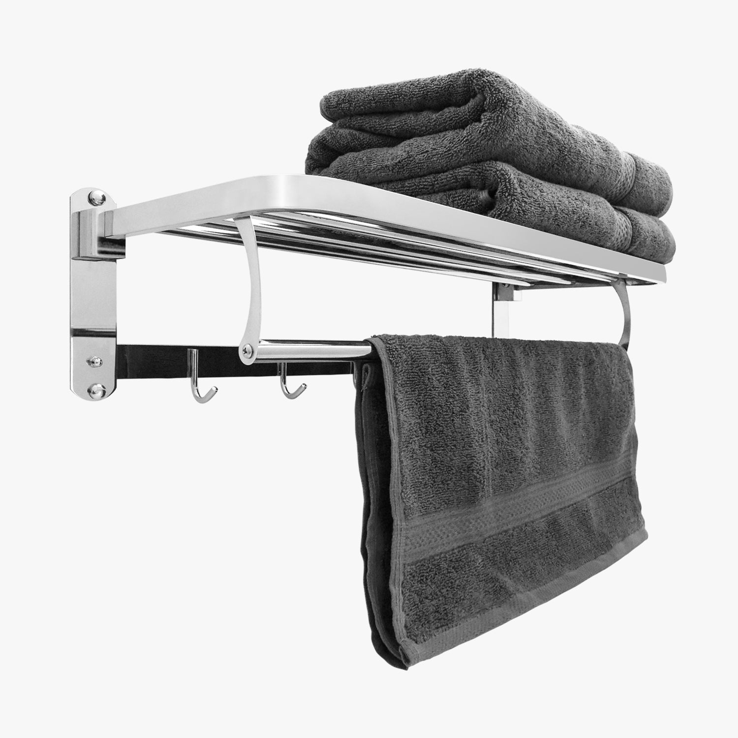 Towel Rack Bathroom Shelf