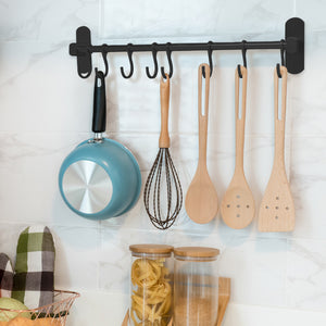 What to hang from Kitchen Rail?