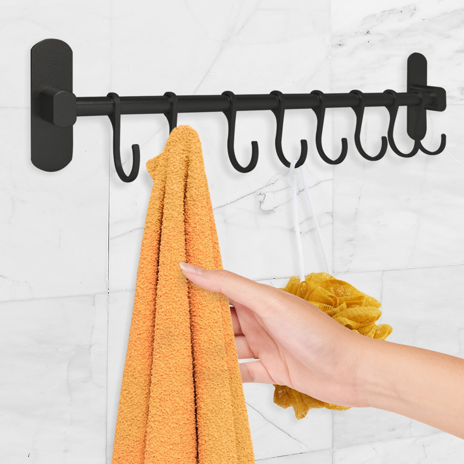 2x Portautensili Da Cucina, Effetto Acciaio Inox, Porta Rotoli Scolapiatti Asta Metallica 6 Ganci Argento 86648191 2x Portautensili Da Cucina, Effetto Acciaio Inox, Porta Rotoli Scolapiatti Asta Metallica 6 Ganci Argento 86648191