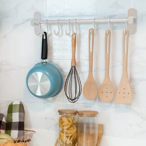 What to hang from Kitchen Rail?
