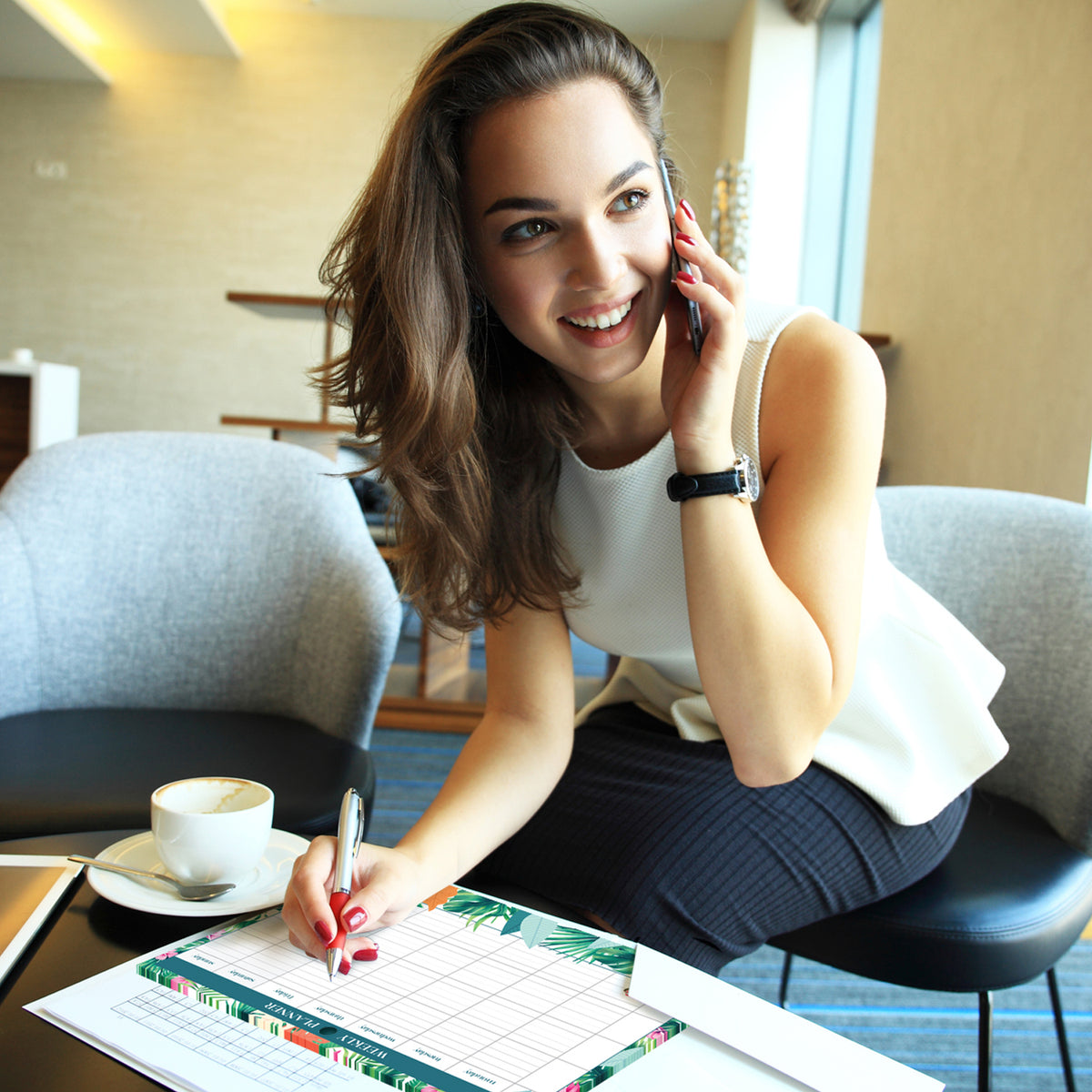 Weekly Planner Pad - Tropical